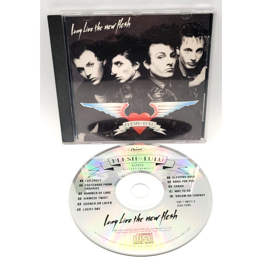 Flesh for Lulu: Long Live the New Flesh CD with 11 TRACKS‎